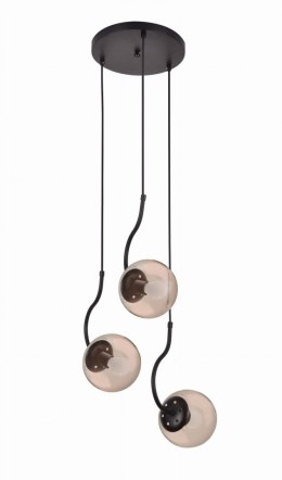 Light Prestige Lampa wisząca Hook czarna 3xE27