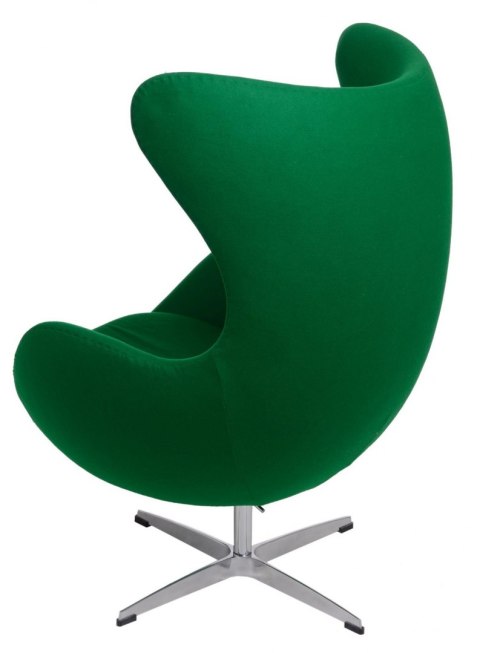 Fotel Jajo kaszmir zielony ciemny 45 Pre