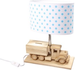Lampa stołowa Ciężarówka - Skarbonka - kropki Hellux