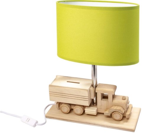 Lampa stołowa Ciężarówka - Skarbonka - zielona Hellux