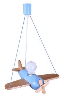Lampa wisząca Clipper naturalno-błękitny Hellux