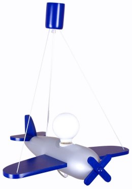 Lampa wisząca Clipper granatowo-srebrny Hellux