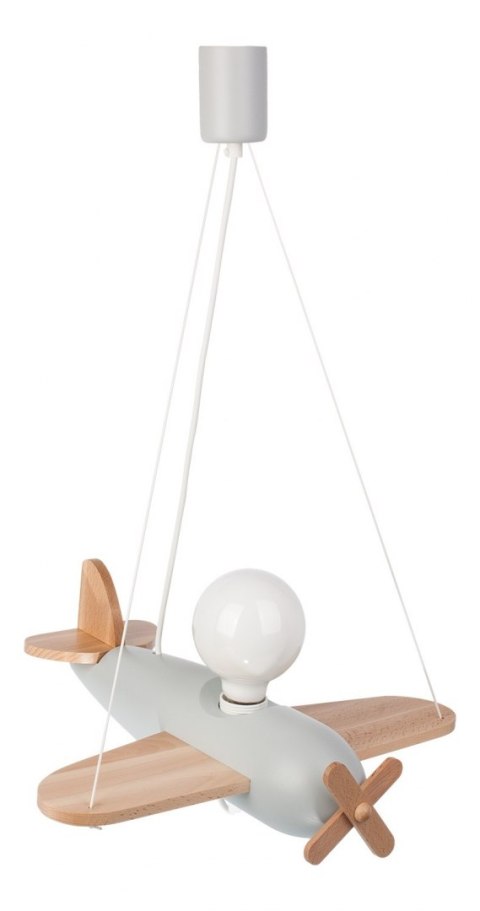 Lampa wisząca Clipper naturalno-szary Hellux