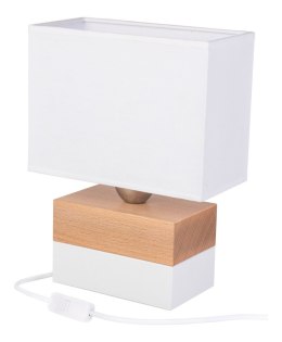 Lampa stołowa Colorato naturalno-biały Hellux