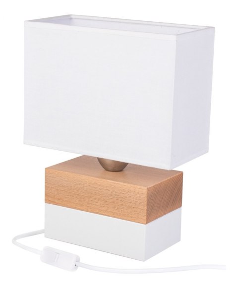 Lampa stołowa Colorato naturalno-biały Hellux