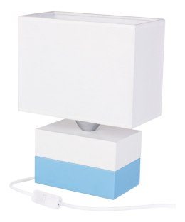 Lampa stołowa Colorato błękitno-biały Hellux