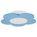 Lampa sufitowa plafon Fiore LED błękit Hellux