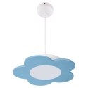 Lampa wisząca Fiore LED błękit Hellux
