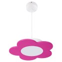Lampa wisząca Fiore LED fioletowy Hellux