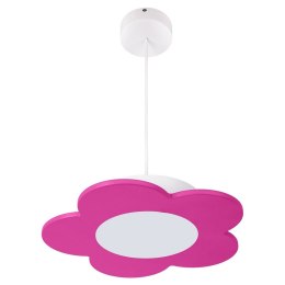 Lampa wisząca Fiore LED fioletowy Hellux