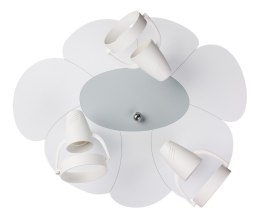 Lampa sufitowa plafon Płatek biało-szary Hellux