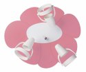 Lampa sufitowa plafon Płatek różowo-biały Hellux