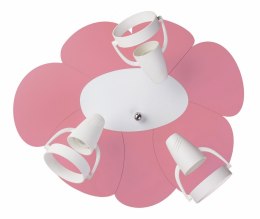 Lampa sufitowa plafon Płatek różowo-biały Hellux