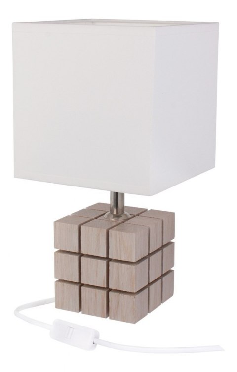 Lampa stołowa Rubi bielony Hellux