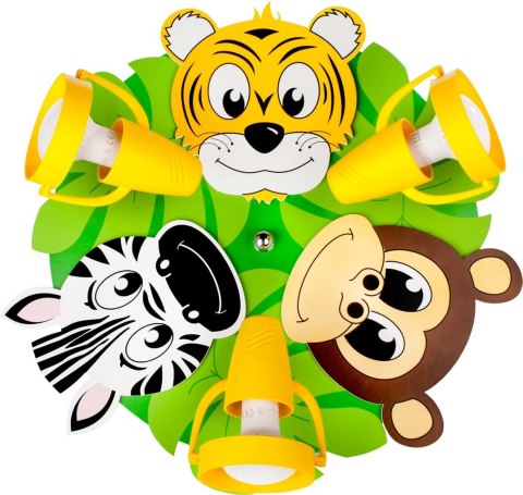 Lampa sufitowa plafon Safari 5248420 Hellux