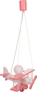 Lampa wisząca Samolot mały różowo-biały Hellux