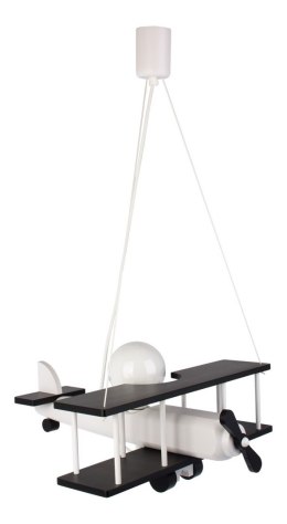 Lampa wisząca Samolot duży czarno-biały Hellux
