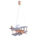 Lampa wisząca Samolot duży szaro-naturalny Hellux