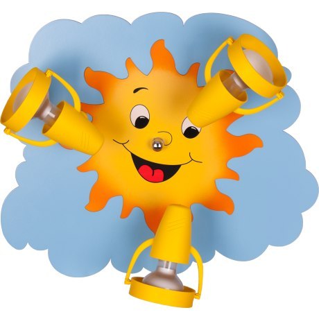 Lampa sufitowa plafon Słoneczko3 Hellux