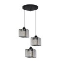 Light Prestige Lampa wisząca Galactico czarna 3xE27