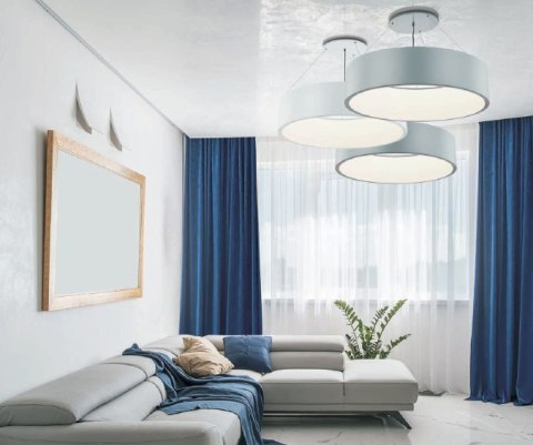Light Prestige Lampa wisząca Malaga biała LED 3000K