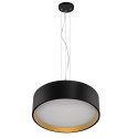 Light Prestige Lampa wisząca Hudson czarna - złota LED 3000K