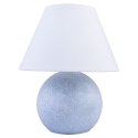 Lampa stołowa Kula szary marmur Hellux