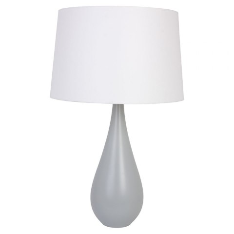 Lampa stołowa komodowa VASE - szara Hellux