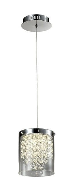 Light Prestige Lampa wisząca Cantos chrom LED 4000K