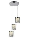 Light Prestige Lampa wisząca Cantos chrom LED 4000K