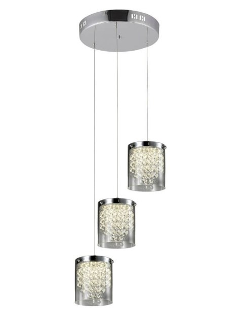 Light Prestige Lampa wisząca Cantos chrom LED 4000K