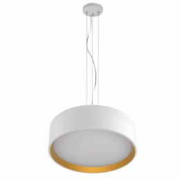 Light Prestige Lampa wisząca Hudson biała - złota LED 3000K
