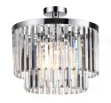 Light Prestige Plafon Vetro 4 srebrny 4xE14
