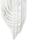 Lampa wisząca MURANO L chrom - szkło, metal