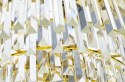 Lampa wisząca IMPERIAL GOLD 60 - stal, kryształ