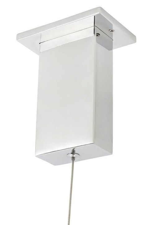 Lampa wisząca RING 100 srebrna - LED, stal polerowana