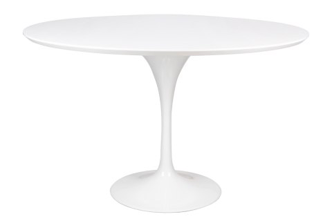 Stół TULIP PREMIUM 120 biały - MDF, metal