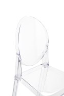 Krzesło barowe VICTORIA 65 cm transparentne