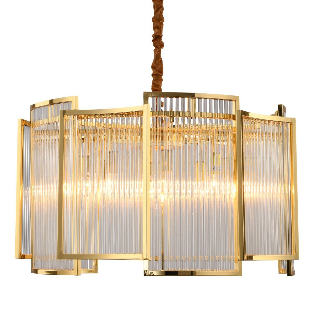 Lampa wisząca IMPERIO złota 80 cm